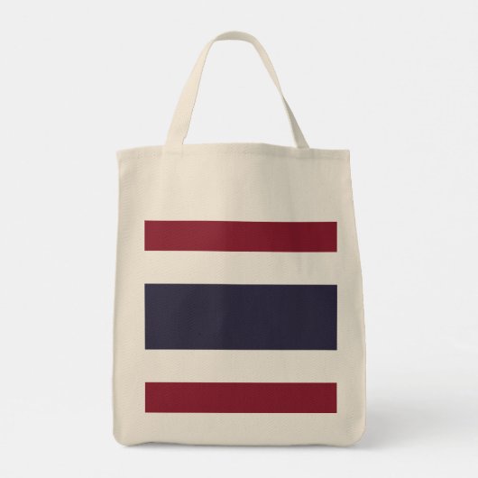 Thaise vlag tote bag (Achterkant)