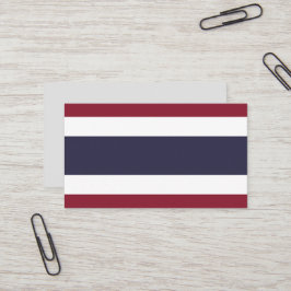 Thaise vlag visitekaartje