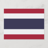 Thaise vlag, Vlag van Thailand Briefkaart (Voorkant)
