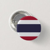 Thaise vlag, Vlag van Thailand Ronde Button 3,2 Cm (Voorkant /achterkant)