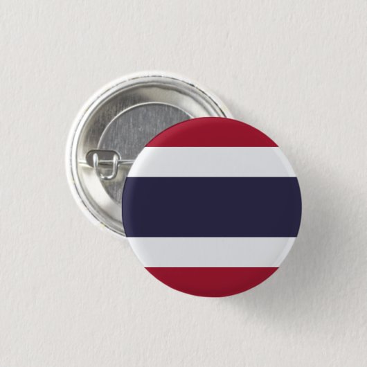 Thaise vlag, Vlag van Thailand Ronde Button 3,2 Cm (Voorkant /achterkant)
