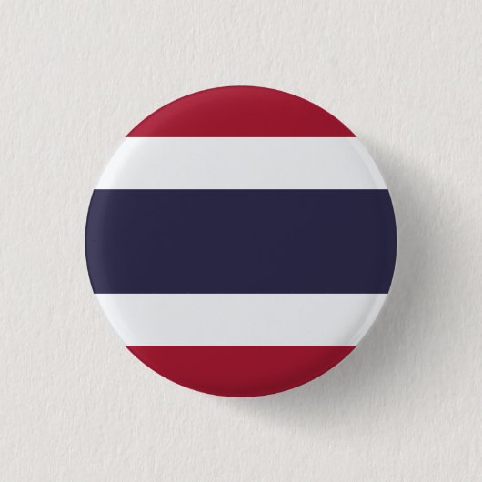 Thaise vlag, Vlag van Thailand Ronde Button 3,2 Cm (Voorkant)