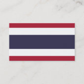 Thaise vlag, Vlag van Thailand Visitekaartje (Voorkant)