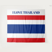 Thaise vlag wandkleed (Voorkant (horizontaal))