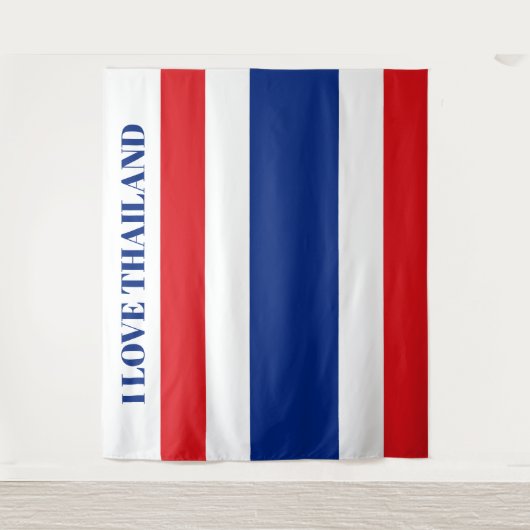 Thaise vlag wandkleed (Voorkant)