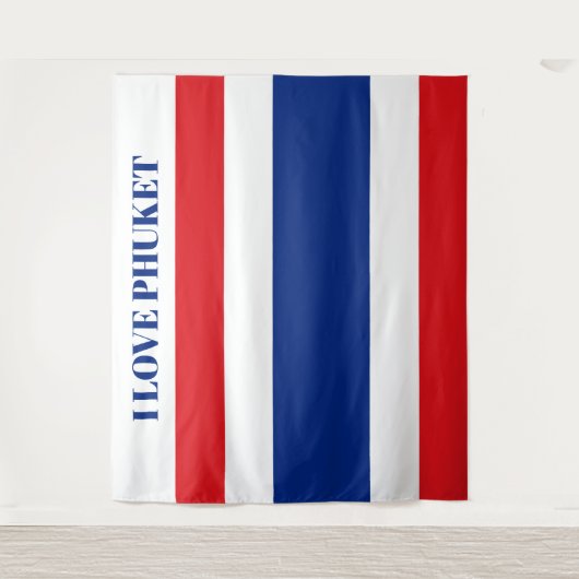 Thaise vlag wandkleed (Voorkant)