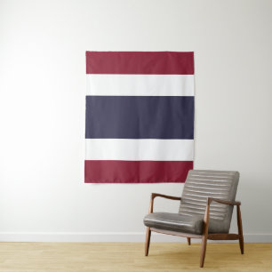 Thaise vlag wandkleed