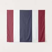 Thaise vlag wandkleed (Voorkant (horizontaal))