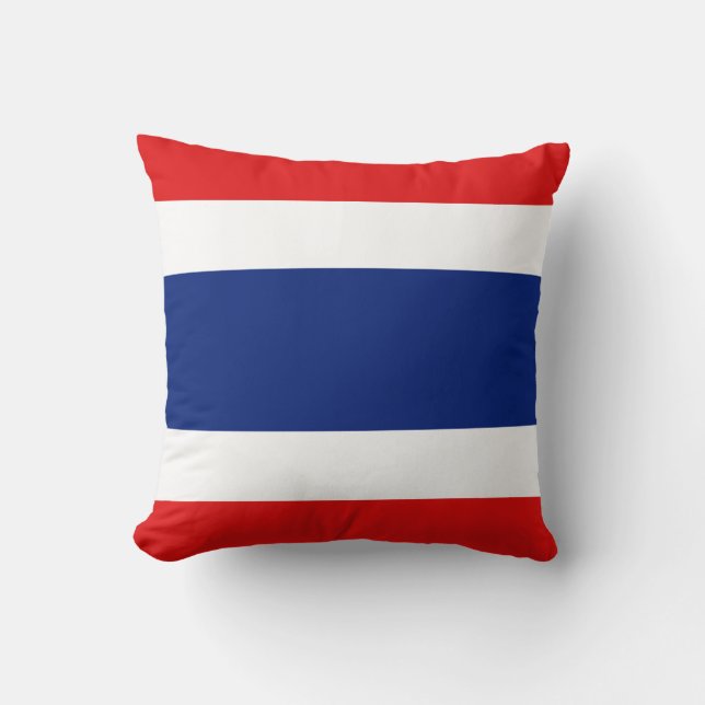 Thaise Vlag x Vlag Kussen (Voorkant)
