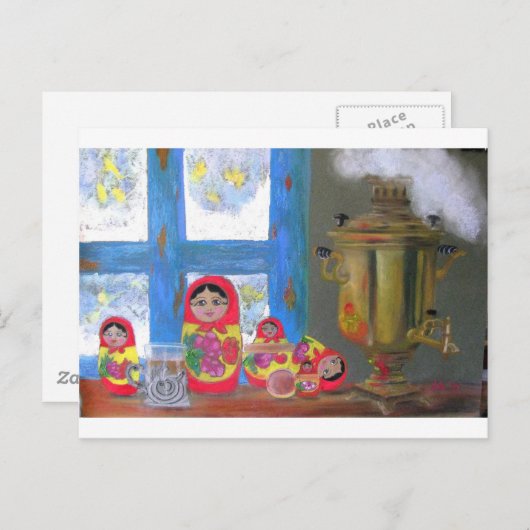 Thaise wesp briefkaart (Voorkant / Achterkant)