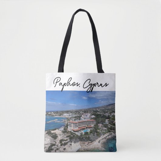 Thalassa hotel, Coral Bay, Paphos Tote Bag (Voorkant)