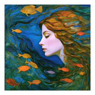 "Thalassa" - Vrouwen in het water Foto Afdruk