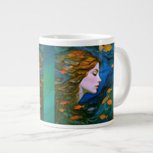 "Thalassa" - Vrouwen in het water Grote Koffiekop