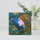 "Thalassa" - Vrouwen in het water Kaart (Staand voorkant)