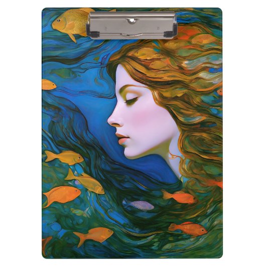 "Thalassa" - Vrouwen in het water Klembord (Voorkant)