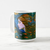 "Thalassa" - Vrouwen in het water Koffiemok (Voorkant links)