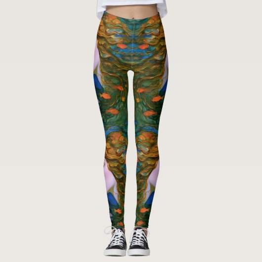 “Thalassa” - Vrouwen in water Leggings (Voorkant)