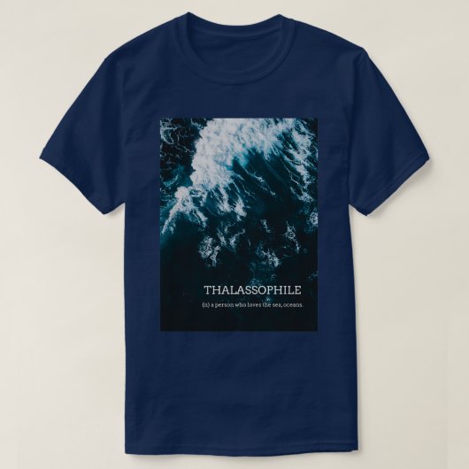Thalassophile T-shirt (Design voorkant)