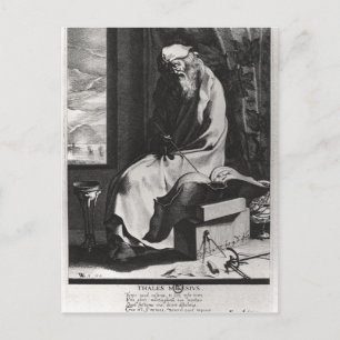Thales of Miletus Briefkaart
