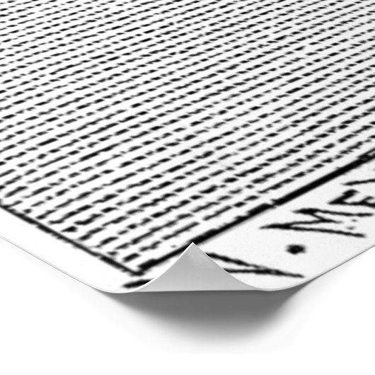 Thales of Miletus/Griekse filosoof / Poster (Hoek)