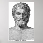 Thales of Miletus/Griekse filosoof / Poster (Voorkant)