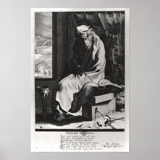 Thales of Miletus Poster (Voorkant)