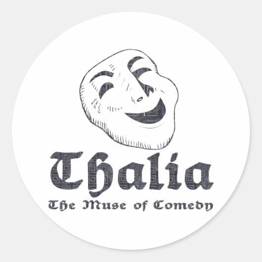 Thalia Ronde Sticker (Voorkant)