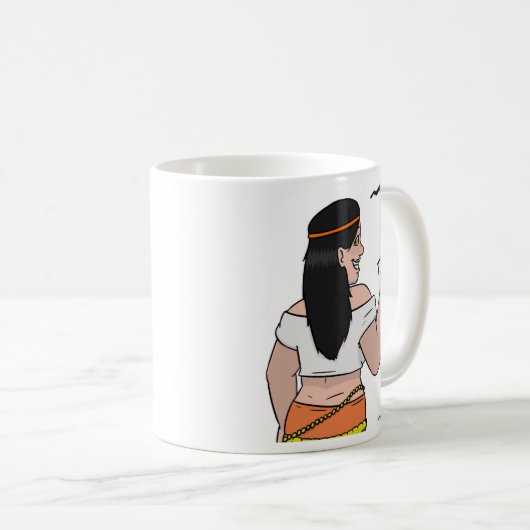 Thalia's gekraakte mok (Voorkant rechts)