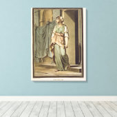 Thamar, een Israëliet in de Herinnering van Esther Canvas Afdruk (Insitu (Houten vloer))