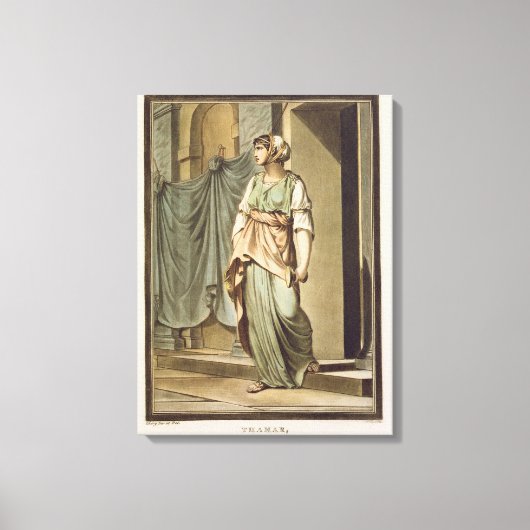 Thamar, een Israëliet in de Herinnering van Esther Canvas Afdruk (Voorkant)
