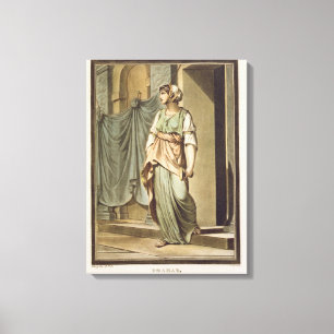 Thamar, een Israëliet in de Herinnering van Esther Canvas Afdruk