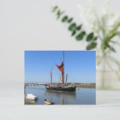 Thames Barge Sailing Boat Briefkaart (Staand voorkant)
