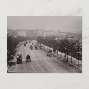 Thames Embankment (foto sepia) Briefkaart