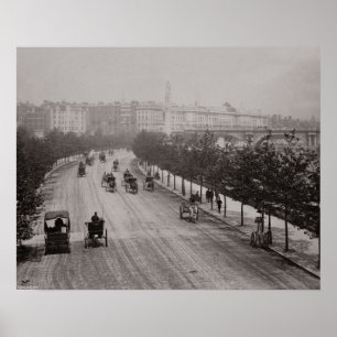 Thames Embankment (foto sepia) Poster