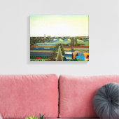 Thames Gateway Windows Canvas Afdruk (Insitu (Woonkamer))