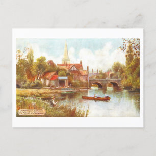 Thames in het Abingdon  Briefkaart