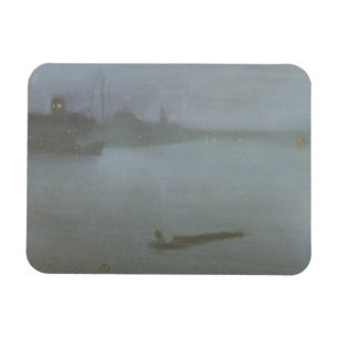 Thames — Nocturne in Blue and Silver, c.1872/8 ( Magneet