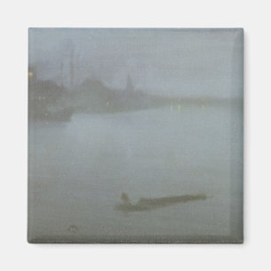Thames — Nocturne in Blue and Silver, c.1872/8 ( Magneet