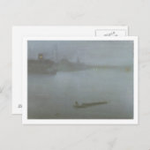 Thames — Nocturne in Blue and Silver, c.1872/8 (oi Briefkaart (Voorkant / Achterkant)