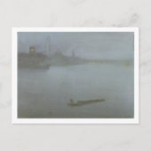 Thames — Nocturne in Blue and Silver, c.1872/8 (oi Briefkaart (Voorkant)