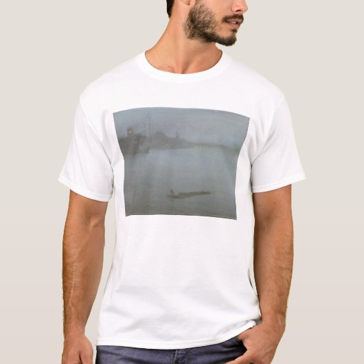 Thames — Nocturne in Blue and Silver, c.1872/8 (oi T-shirt (Voorkant)