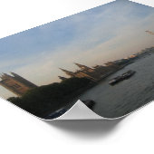 Thames River, Londen; oktober 2005 Poster (Hoek)