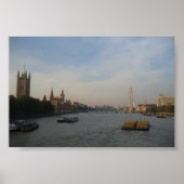 Thames River, Londen; oktober 2005 Poster (Voorkant)