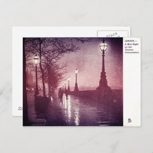 Thames River London Briefkaart (Voorkant / Achterkant)