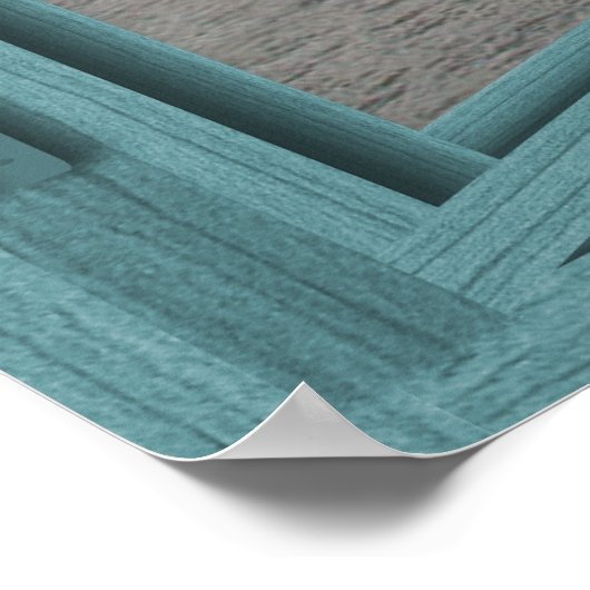 Thames River Through A 6 Pane Open Window Poster (Hoek)