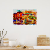 Thames Street, Fells Point, Baltimore, Maryland Poster (Keuken)