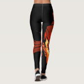 THAMRO - Leggings met het gezicht van Anjelica (Achterkant)