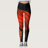 THAMRO - Leggings met het gezicht van Anjelica (Voorkant)