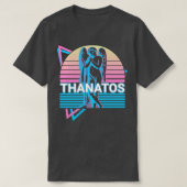 Thanatos Greek God Ancient Greek Mythology Retro T-shirt (Design voorkant)