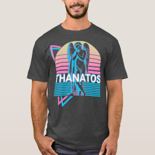 Thanatos Greek God Ancient Greek Mythology Retro T-shirt